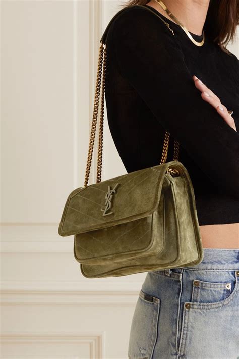 niki belt bag ysl|YSL niki bag suede.